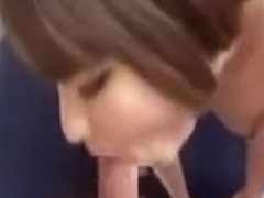 Asian hottie gives head and gets licked, then fucks with cu