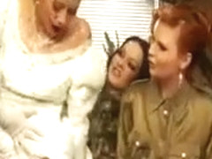 This Bride Should Not Be Wearing White With What She Is Up