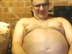 Grandad cum on cam
